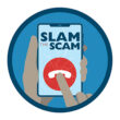Slam the scam button being pressed.